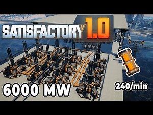 6000MW POWER PLANT! Massive Fuel Generator Setup & New Tech Unlocked | Satisfactory S1 E19
