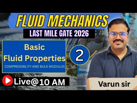 COMPRESSIBLITY AND BULK MODULUS || FLUID MECHANICS #INFINITYZONECIVIL #gate