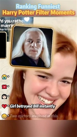 Ranking funniest Harry Potter filter moments.The second one is just too funny#harrypotter
