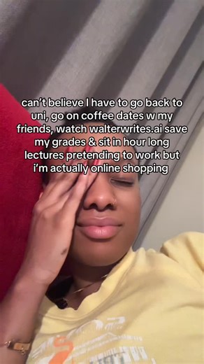 B on Instagram: "i can’t believe i have to go back to using @walter_writes everyday & watch it save my grades 💔 #humanizeraitool #collegestudent #relatable #studentproductivity"