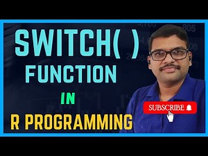 SWITCH( ) FUNCTION IN R-PROGRAMMING || SWITCH CASE IN R-LANGUAGE || R LANGUAGE