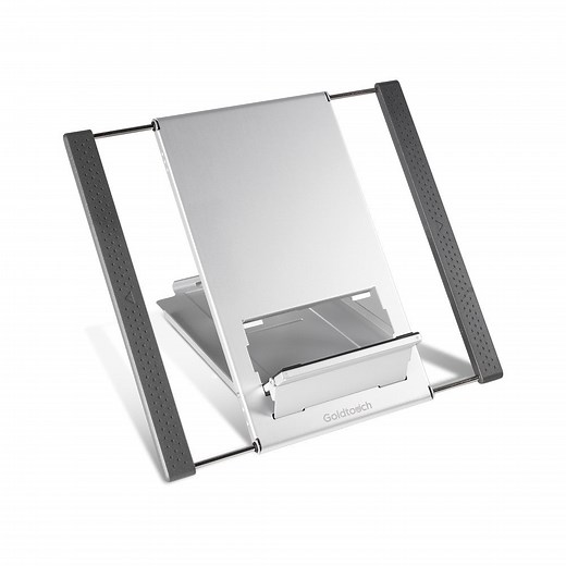 Goldtouch Go! Travel Laptop and Tablet Stand (Aluminum) - KOV-GTLS-0055