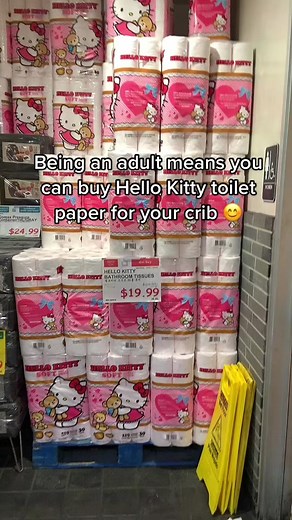 ✨Bathroom pizazz ✨ #hellokitty #sanrio #sanriohoe #fyp #y2k #adulting