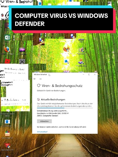 COMPUTER VIRUS vs WINDOWS DEFENDER #computer #virus #malware #tech #windows