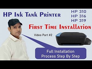 HP Ink Tank Printer 316 First Time Installation | HP Printer