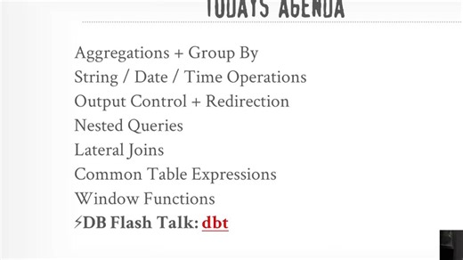 Lecture #02: 高级 SQL【2025 CMU 15-445 数据库系统】
