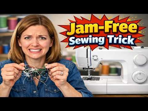 How to Stop Sewing Machine From Jamming Frequently🪡🧵(Easy Fix)