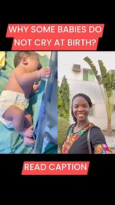 821K views · 9.2K reactions | The babies first cry is so important. If baby does not cry at birth there could be several reasons. The number one reason is that the baby is in fetal distress due to birth complications. Baby will need help to breathe. Choose a hospital that has a NICU and also have trained personnel to help baby in case of any emergency. This sis so important. Don’t leave your pregnancy to chance! | Midwife Sally | Facebook