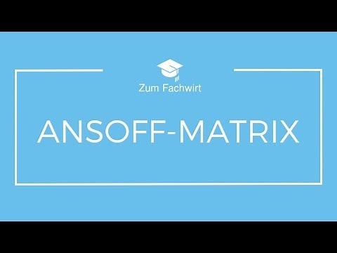 Ansoff Matrix simply explained! (Product-Market Matrix, Market Field Strategy)