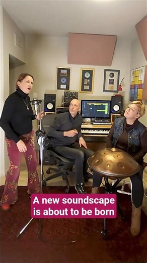 ​עולם חדש של צלילים עומד להיוולד✨#Handpan #Soundscape #NewMusic #EthnoElectronic #Chillout #Shorts