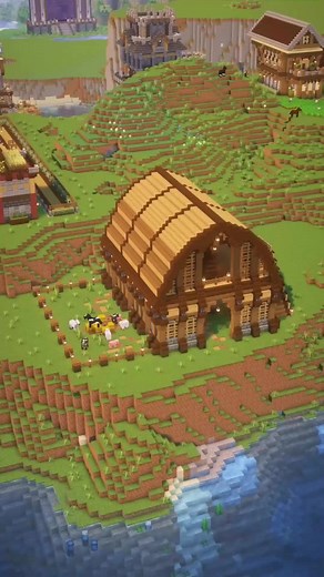 Minecraft Medieval Barn Tutorial