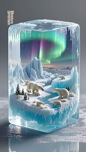 Miniature Animals | 🐼 Polar Bears at the Mini North Pole