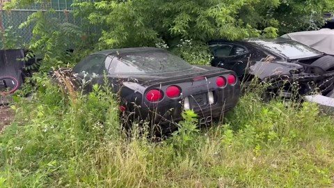 Abandoned C5 Corvette gets first wash in 12 years