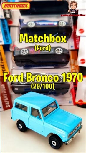 Vem conferir a Miniatura do Ford Bronco da Matchbox #matchbox #miniaturas #colecionador