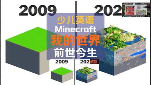 【少儿英语】玩家眼中的我的世界前世今生- 考古 - 从开始创建到如今的发展历程