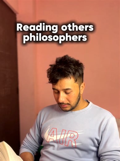 Reading other philosophers: calm, peaceful, understanding. Reading Nietzsche: notes, research, existential crisis. #philosophy #philosophers #nietszche #wisdom #reading