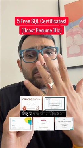 Boost Your Resume 10x! Top 5 Free SQL Certificates in 2026