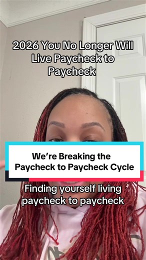 2026 is the year of breaking the paycheck to paycheck cycle. Let’s reset our money and mindset! #creatorsearchinsights #moneyreset #paychecktopaycheck #debtfree #budget