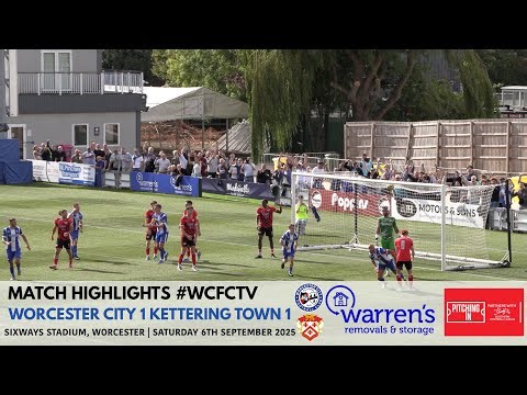 Worcester City 1 Kettering Town 1 | Pitching In Southern League Premier Central Division