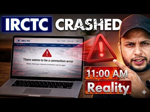 Irctc Error⚠️There seems to be a connection issue with your Request Please Try after some time