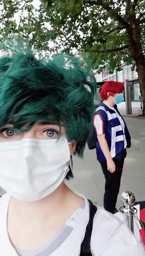 Todoroki and Deku Cosplay Date Fun