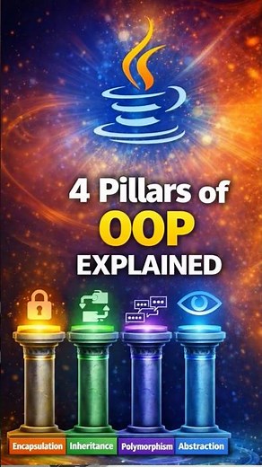 4 pillar of java #java #trending #shorts #science