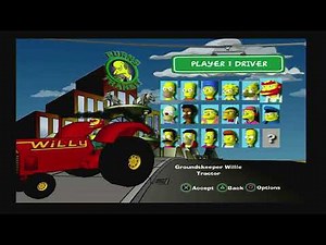 The Simpsons Road Rage All Characters and Locations
