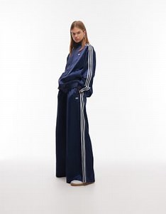 adidas Originals satin tracksuit in navy and glitter - Exclusive at ASOS | ASOS
