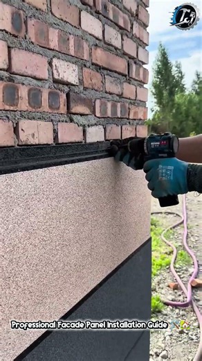 Professional Facade Panel Installation Guide 🛠️🏡 #ExteriorDesign #HomeImprovement #Renovation