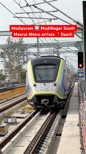 Modipuram ➡️ ModiNagar South Meerut Metro arrives 📍Daurli