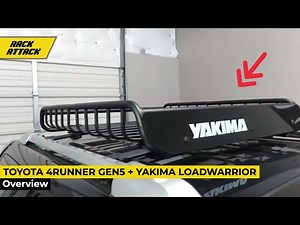 Toyota 4Runner Gen5 with Yakima LoadWarrior Roof Rack Cargo Basket