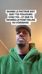 Je suis toujours chez moi, certes, mais ce n’est pas pour autant qu’on doit me prendre pour un dépôt de la poste #humour #travail #laposte #sketch #poste | Jean Michel L’Aigri