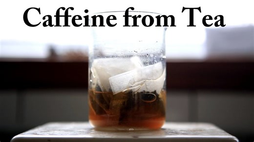 How to extract caffeine from tea (classic DCM method)