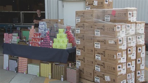 Agents seize hundreds of thousands of illegal vapes smuggled from China in nationwide crackdown