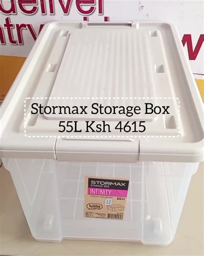 ✨ Smart storage that moves with you! ✨ Declutter your space in style with the Stormax Infinity Storage Box – 55 Litres by Hobby Life. Designed for maximum capacity, durability, and convenience, this storage box comes with wheels for easy movement, making organisation effortless at home or work. 🧺 Perfect for storing: ✔️ Clothes & seasonal wear ✔️ Bedding, duvets & blankets ✔️ Kids’ toys & school items ✔️ Shoes & accessories ✔️ Office files & stationery ✔️ Home essentials & general household ite
