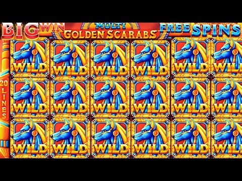 BIG WIN on Multi Golden Scarabs Slot – Bonus Pays HUGE!