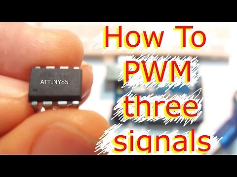 Three PWM Signal w/ ATtiny85 - Fast Rainbow Circuit #arduSerie 30