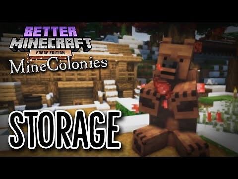 Better Minecraft: MineColonies #10 - SIMPLE STORAGE DRAWERS MOD