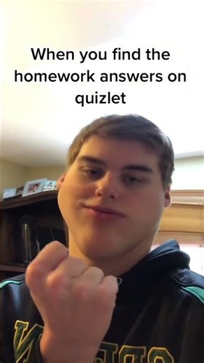 Hilarious Meme: The Joy of Finding Homework Answers on Quizlet#homework #quizlet #meme