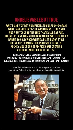 The $40 Failure That Built Disney