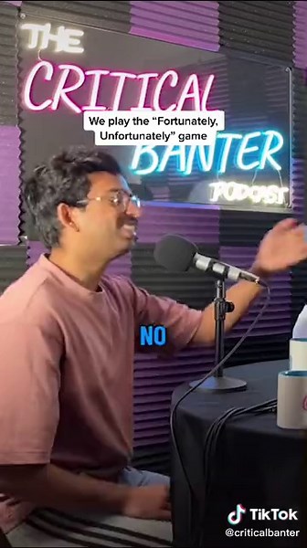 Full video on Youtube! #fyp #foryou #fortunatelyunfortunately #improv #comedy #podcast