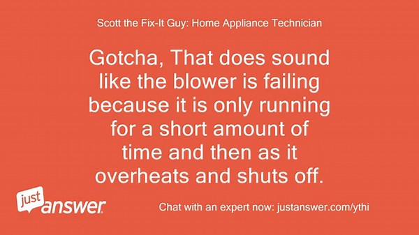 I’m getting a E3A error code on my ventless washer / dryer.