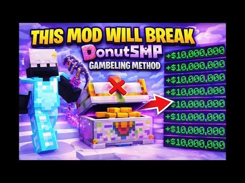 🎰 RigMod for DonutSMP 100% WIN (1.21.1) INSANE Gambling Control Mod 🔥 Paper Game, 50/50 & Blackjack!