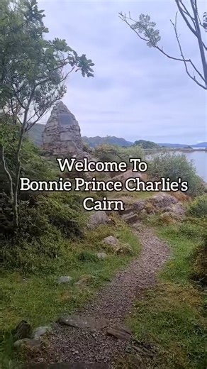 On this day in 1746, Bonnie Prince Charlie left Scotland after the 1745 Jacobite Rising, never to return. This simple monument overlooking Loch nan Uamh is the Prince's Cairn and as the inscription explains, marks the traditional spot where Prince Charles Edward Stuart boarded the ship. He sailed away in a French frigate, leaving behind the dream of restoring the Stuart dynasty to the British throne. It had been five long months after his army was defeated at Culloden and 14 months since he step