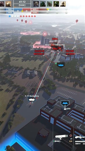 K-17 Bumerang vs Stryker MGS Trophy duel #brokenarrow #tactics #military #gaming #rts