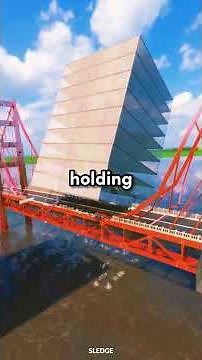 Testing if the Golden Bridge Can Survive a Falling Building! #teardown