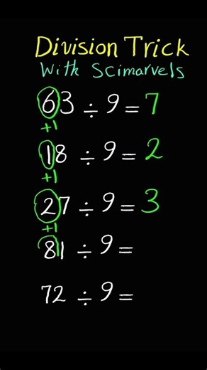 9 Division Trick Math Shorts | IMO Tips