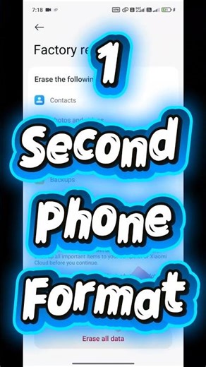 Phone format kaise kre 🤓 #phonetips #foryou #tech #viral #explore #tricks