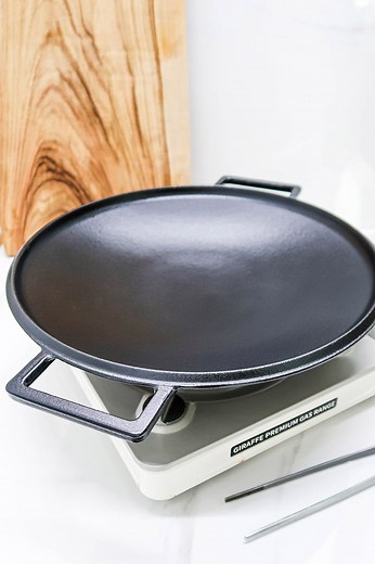 [Moosse] Premium Cast-Iron Korean BBQ Pan