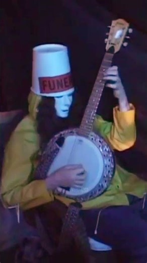 Buckethead HYBRID BANJO for Rednecks 😲#guitar #music #buckethead #shorts #unmasked #banjo #redneck